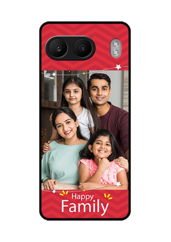 OnePlus Nord 4 5G Custom Glass Phone CaseHappy Family Design