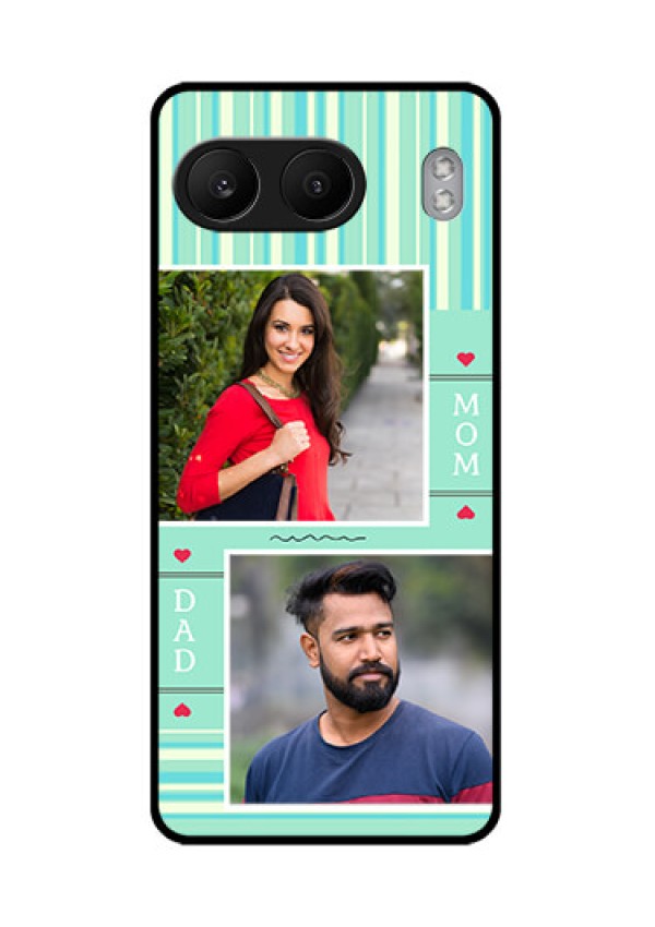 OnePlus Nord 4 5G Custom Glass Phone CaseMom and Dad Pic Design