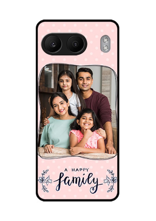 OnePlus Nord 4 5G Custom Glass Phone CaseFamily With Dots Design