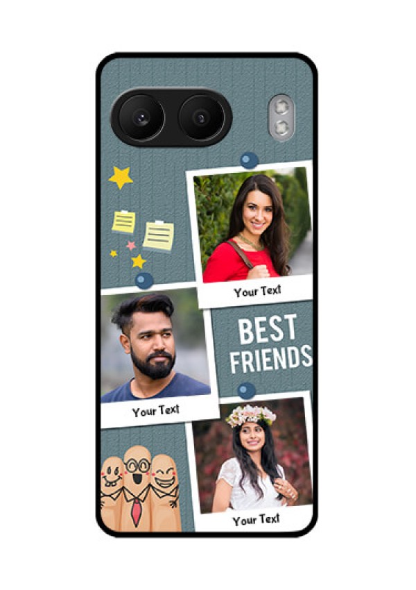 OnePlus Nord 4 5G Custom Glass Phone CaseSticky Frames And Friendship Design