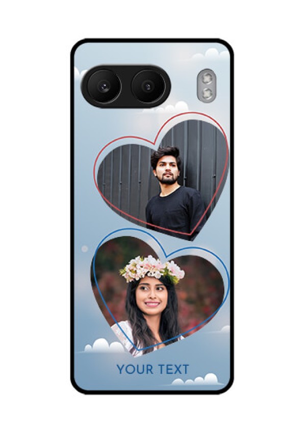 OnePlus Nord 4 5G Custom Glass Phone CaseBlue Color Couple Design