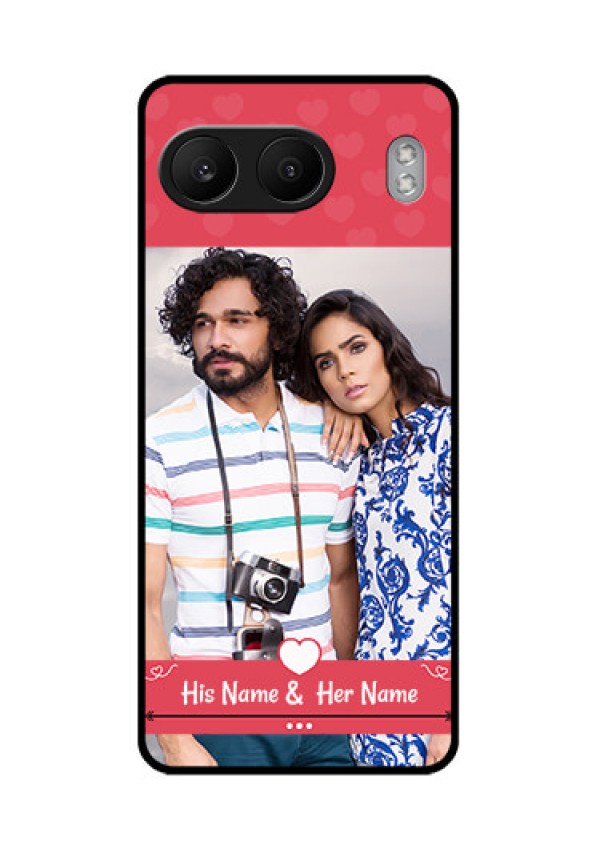 OnePlus Nord 4 5G Custom Glass Phone CaseSimple Love Design