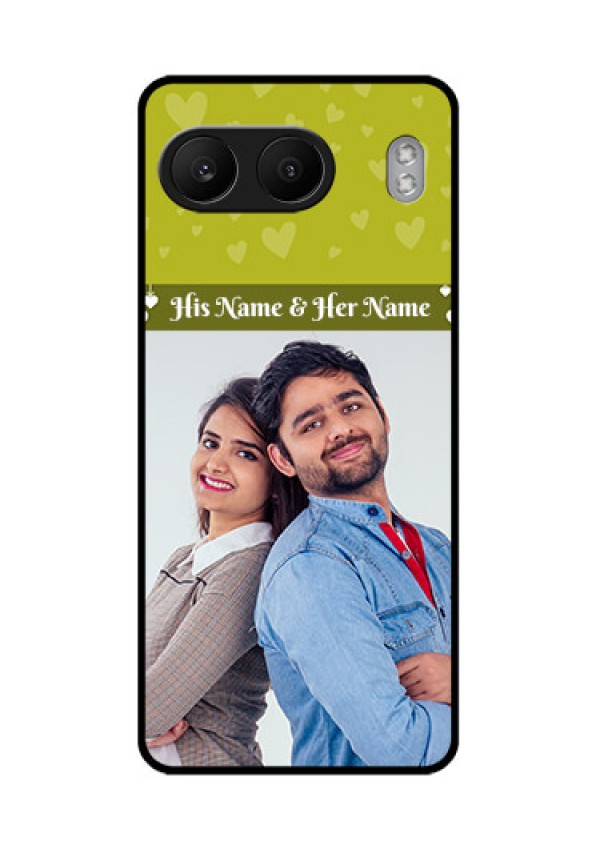 OnePlus Nord 4 5G Custom Glass Phone CaseYou and Me Heart Design