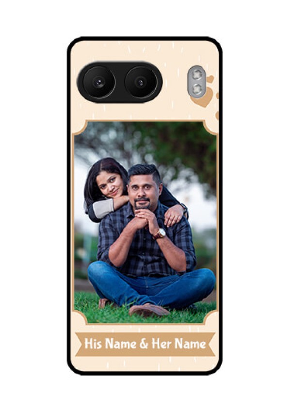 OnePlus Nord 4 5G Custom Glass Phone CaseWith Confetti Love Design