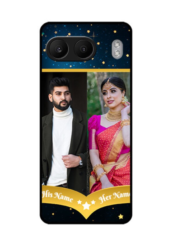 OnePlus Nord 4 5G Custom Glass Phone CaseGalaxy Stars Backdrop Design