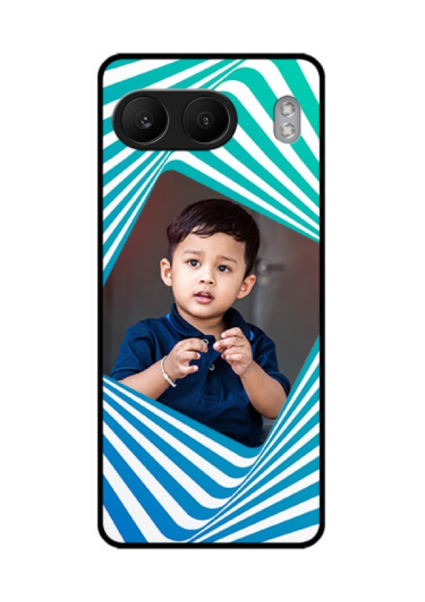OnePlus Nord 4 5G Custom Glass Phone CaseAbstract Spiral Design