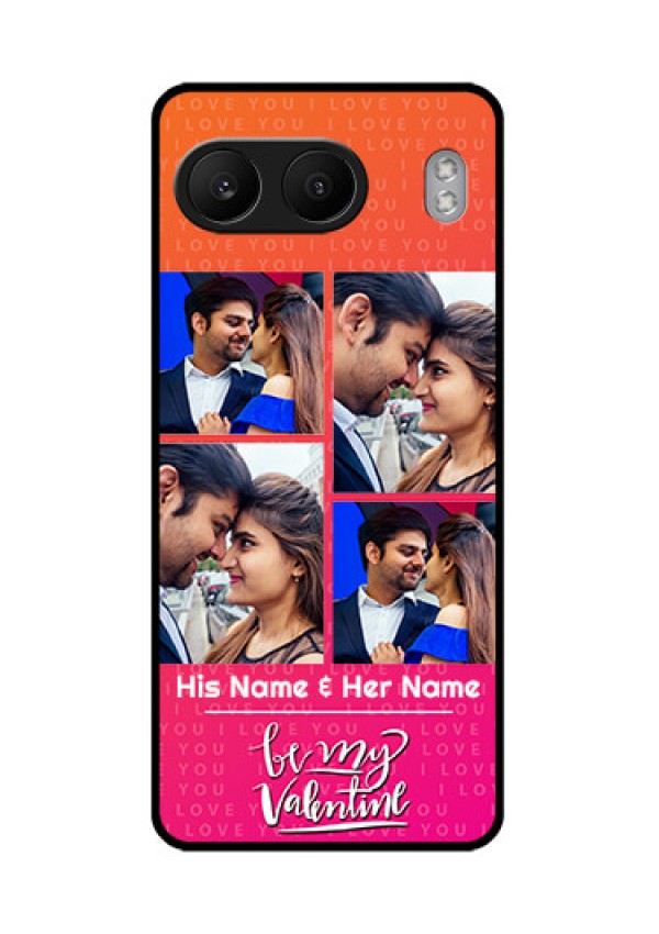 OnePlus Nord 4 5G Custom Glass Phone CaseI Love You Pink Design