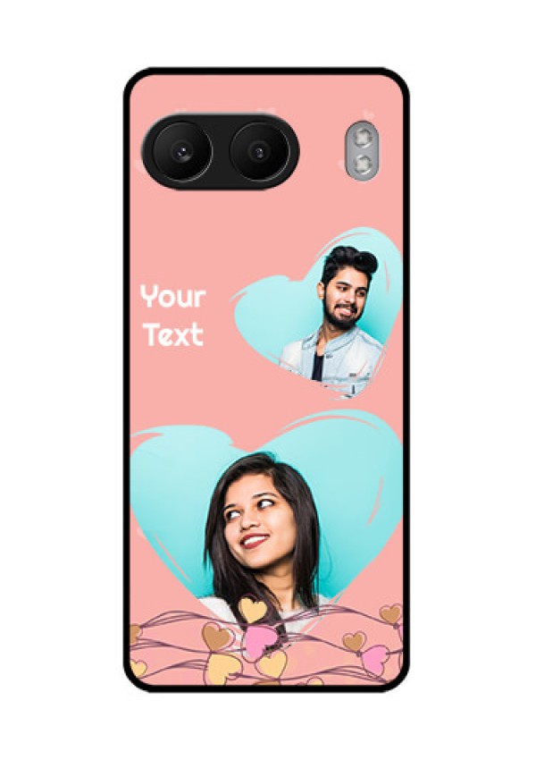 OnePlus Nord 4 5G Custom Glass Phone CaseLove Doodle Design