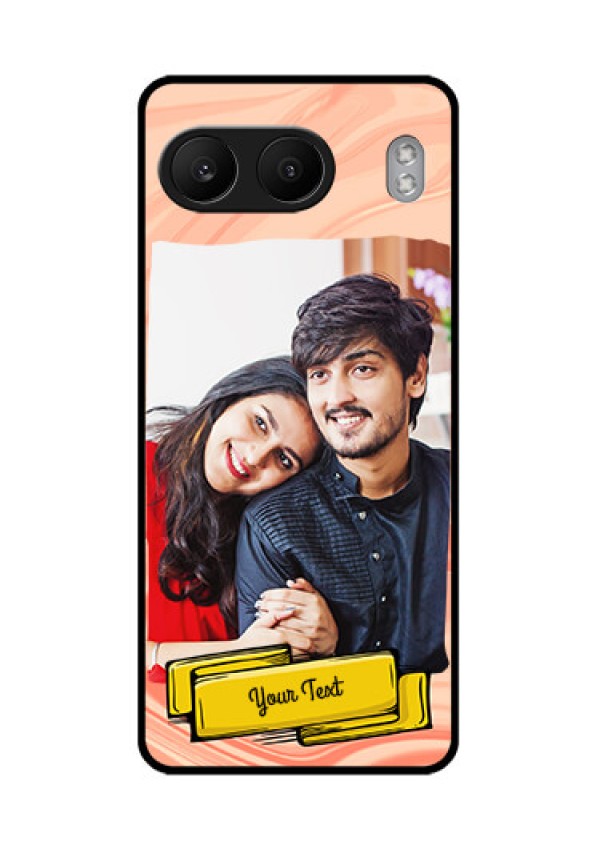 OnePlus Nord 4 5G Custom Glass Phone CaseMarble Texture Design