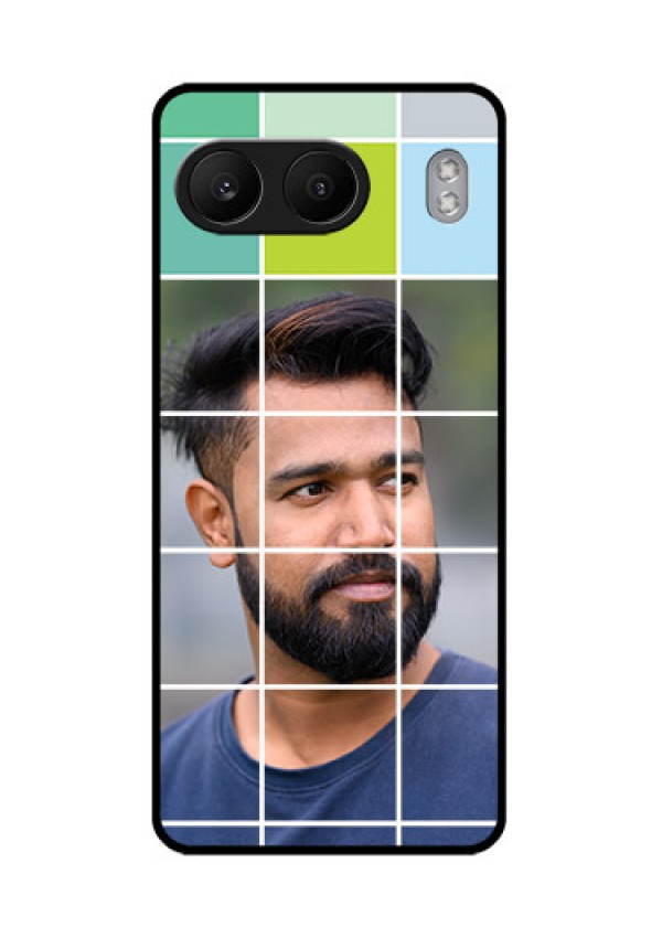 OnePlus Nord 4 5G Custom Glass Phone CaseWith White Box Pattern
