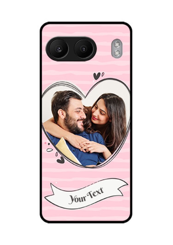 OnePlus Nord 4 5G Custom Glass Phone CaseVintage Heart Design