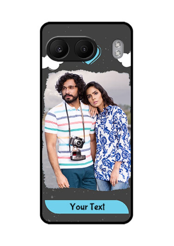 OnePlus Nord 4 5G Custom Glass Phone CaseSplashes With Love Doodles Design