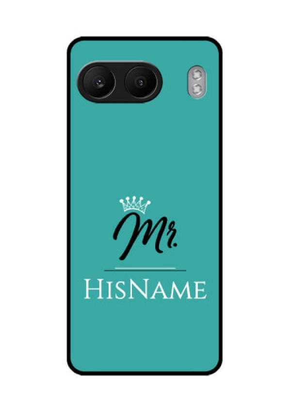 OnePlus Nord 4 5G Custom Glass Phone CaseMr With Name Design