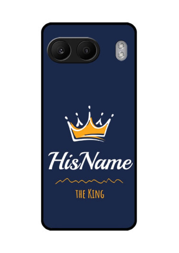 OnePlus Nord 4 5G Custom Glass Phone CaseKing With Name Design