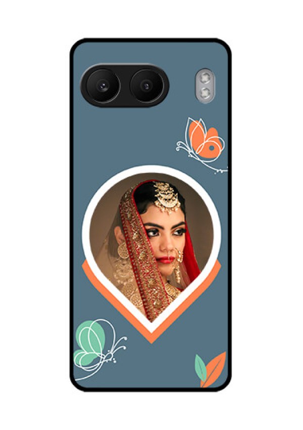 OnePlus Nord 4 5G Custom Glass Phone CaseDroplet Butterflies Design