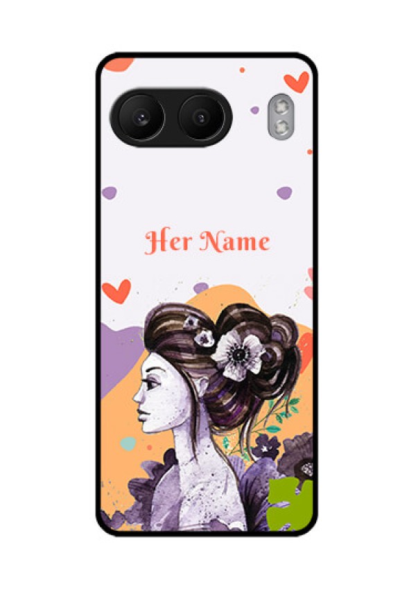 OnePlus Nord 4 5G Custom Glass Phone CaseWoman And Nature Design