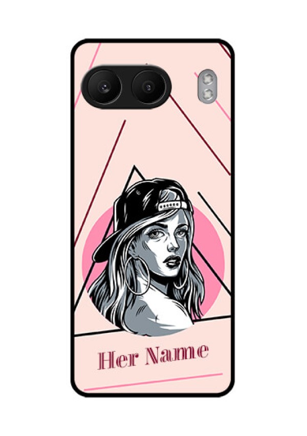 OnePlus Nord 4 5G Custom Glass Phone CaseRockstar Girl Design