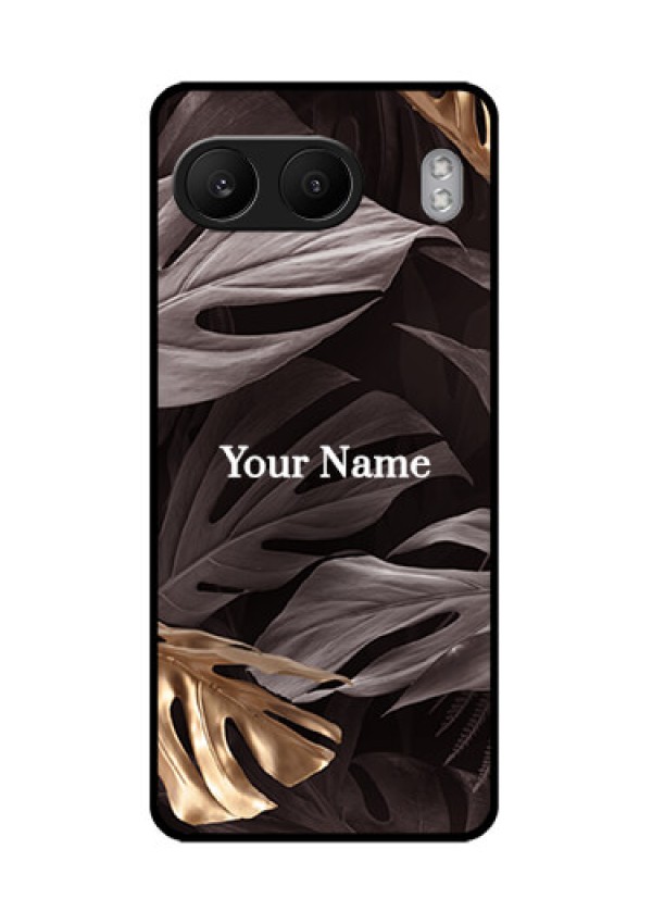 OnePlus Nord 4 5G Custom Glass Phone CaseWild Leaves Digital Paint Design
