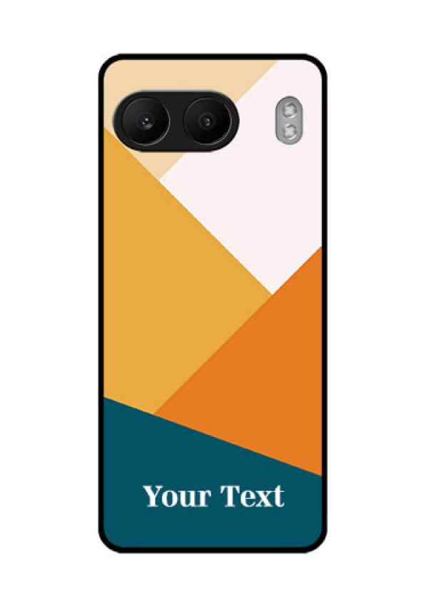 OnePlus Nord 4 5G Custom Glass Phone CaseStacked Multi - Colour Design
