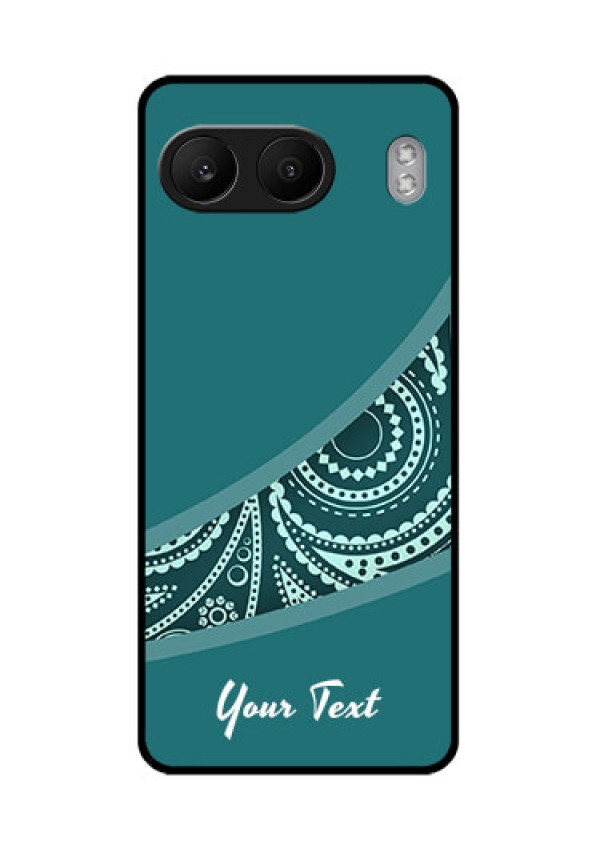 OnePlus Nord 4 5G Custom Glass Phone CaseSemi Visible Floral Design