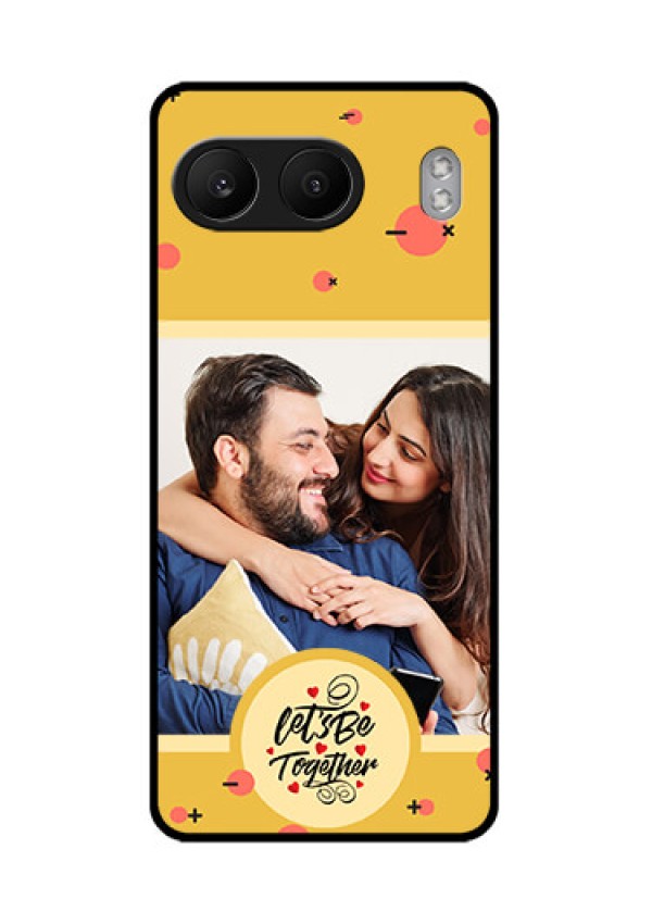 OnePlus Nord 4 5G Custom Glass Phone CaseLets Be Together Design
