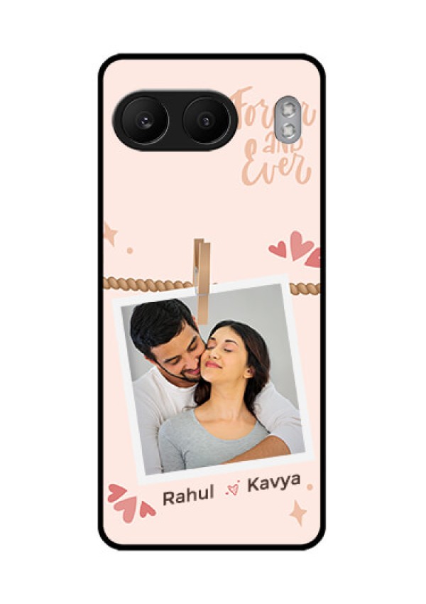 OnePlus Nord 4 5G Custom Glass Phone CaseForever And Ever Love Design