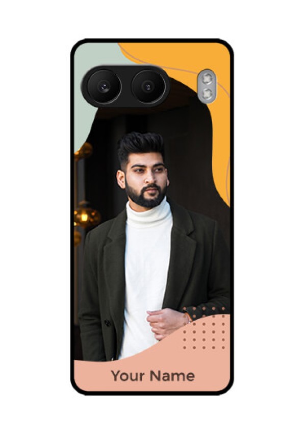 OnePlus Nord 4 5G Custom Glass Phone CaseTri - Coloured Overlay Design