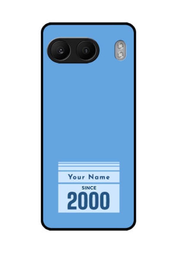 OnePlus Nord 4 5G Custom Glass Phone CaseCustom Year Of Birth Design