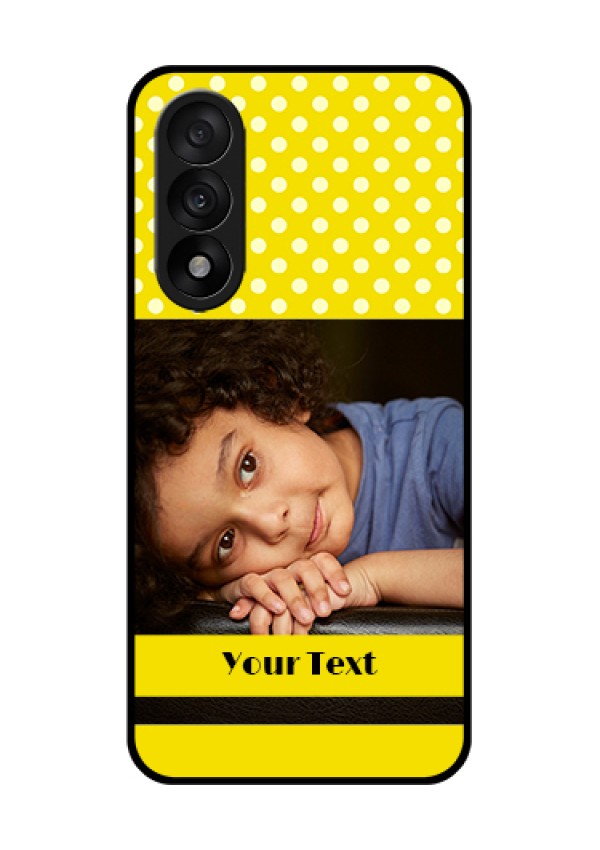 OnePlus Nord 5 5G Custom Glass Phone Case - Bright Yellow Case Design