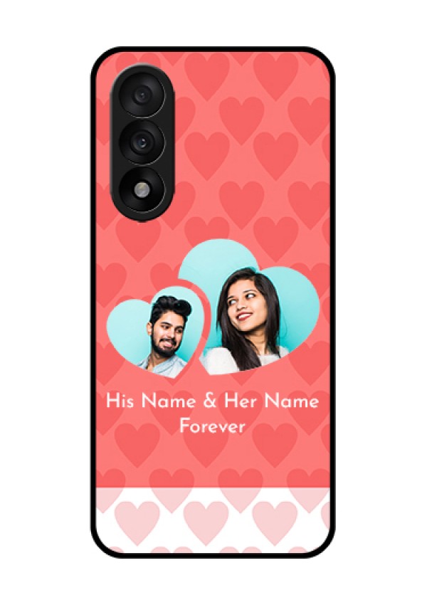 OnePlus Nord 5 5G Custom Glass Phone Case - Couple Pic Upload Design