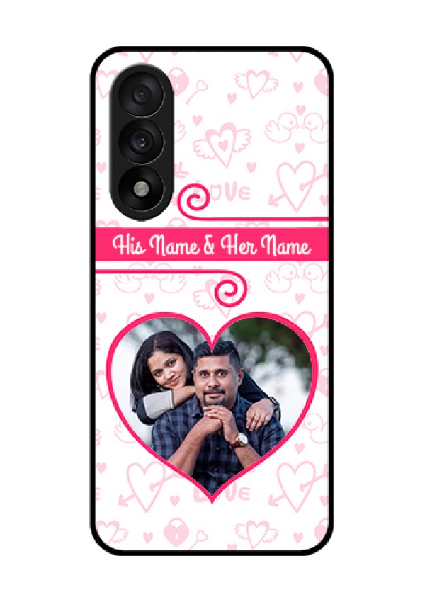 OnePlus Nord 5 5G Custom Glass Phone Case - Heart Shape Love Design