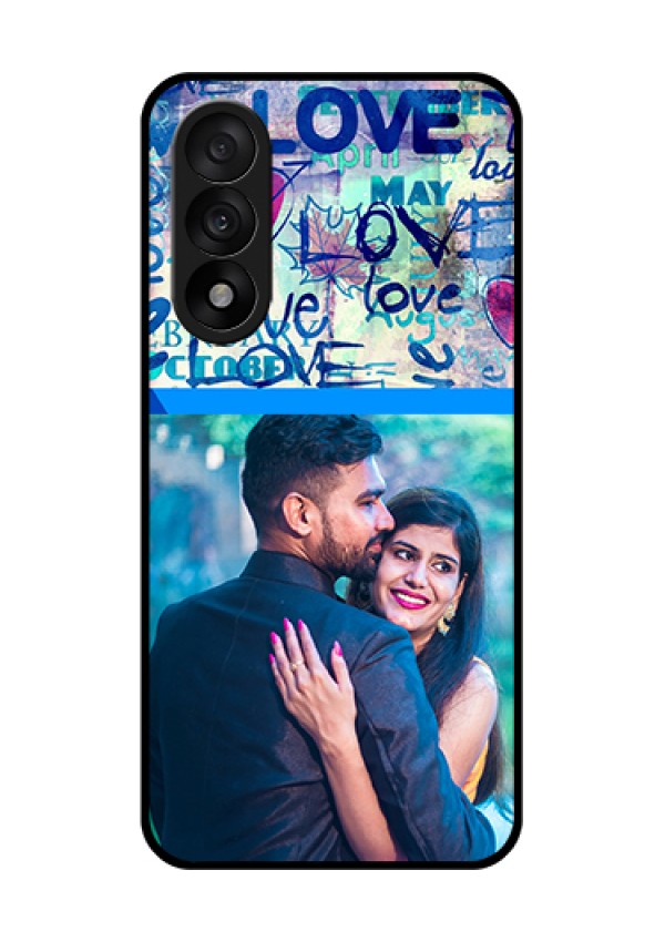 OnePlus Nord 5 5G Custom Glass Phone Case - Colorful Love Design