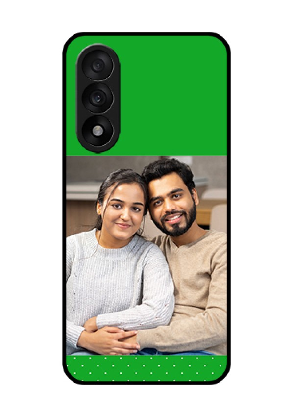 OnePlus Nord 5 5G Custom Glass Phone Case - Green Pattern Design