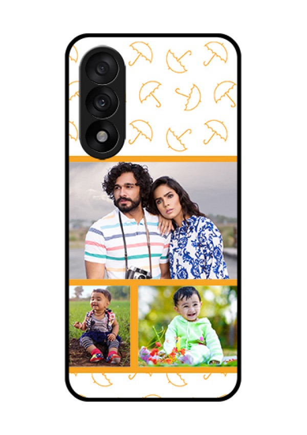OnePlus Nord 5 5G Custom Glass Phone Case - Yellow Pattern Design