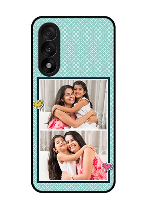 OnePlus Nord 5 5G Custom Glass Phone Case - 2 Image Holder With Pattern Design