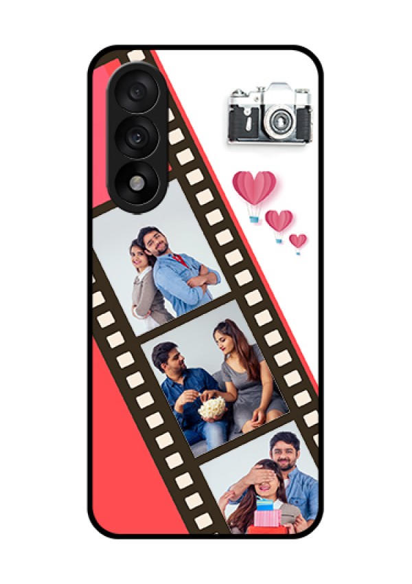 OnePlus Nord 5 5G Custom Glass Phone Case - 3 Image Holder With Film Reel