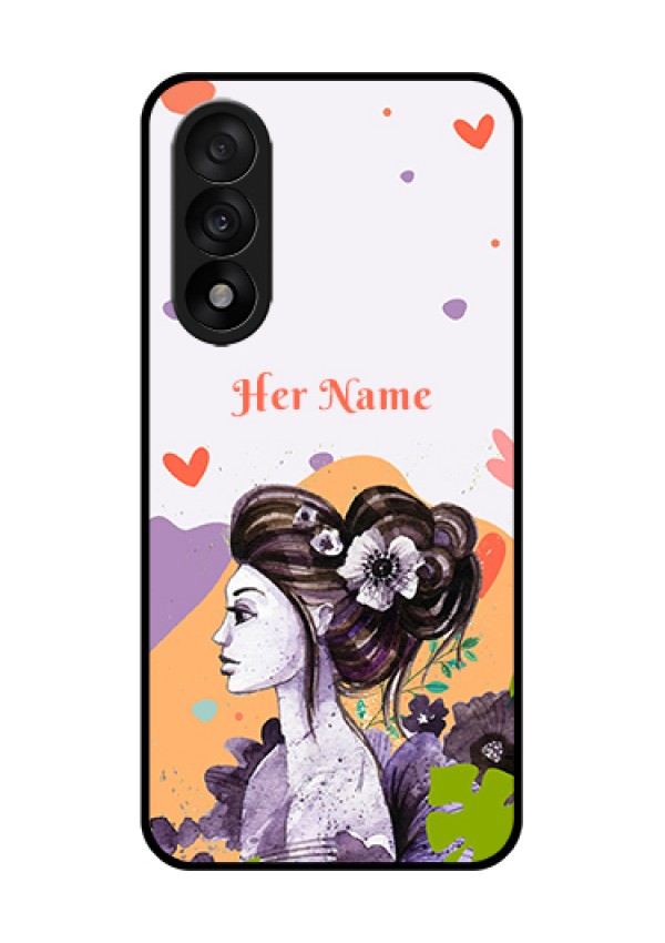 OnePlus Nord 5 5G Custom Glass Phone Case - Woman And Nature Design