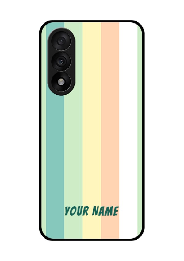 OnePlus Nord 5 5G Custom Glass Phone Case - Multi - Colour Stripes Design