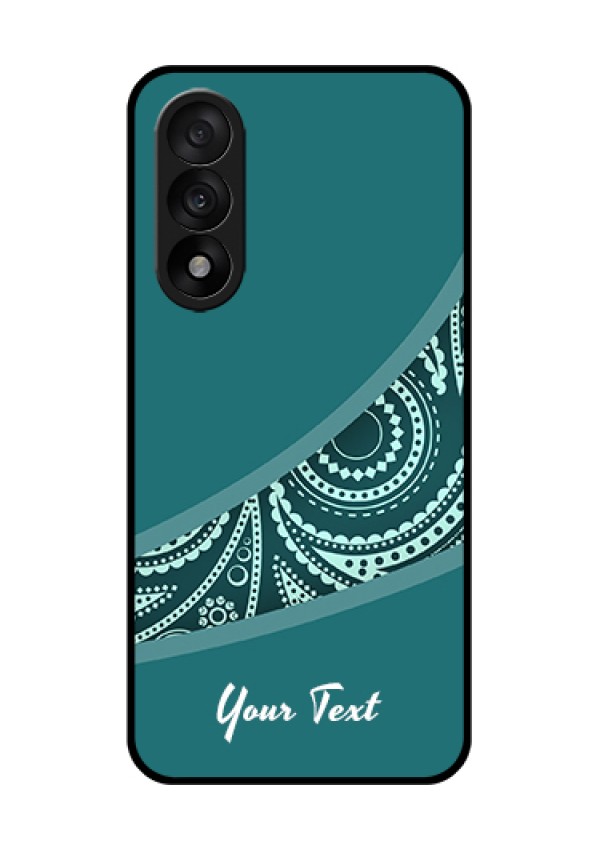 OnePlus Nord 5 5G Custom Glass Phone Case - Semi Visible Floral Design