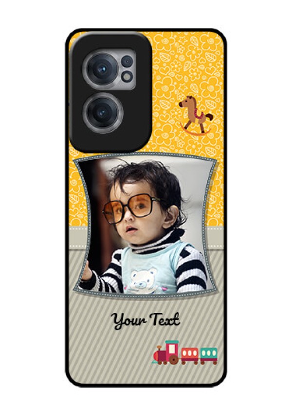 OnePlus Nord CE 2 5G Personalized Glass Phone Case - Baby Picture Upload Design