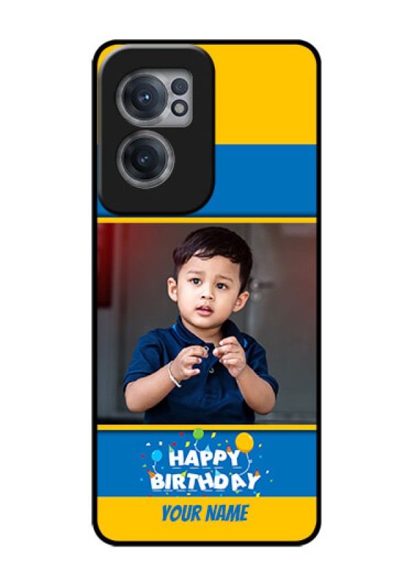 OnePlus Nord CE 2 5G Custom Glass Mobile Case - Birthday Wishes Design