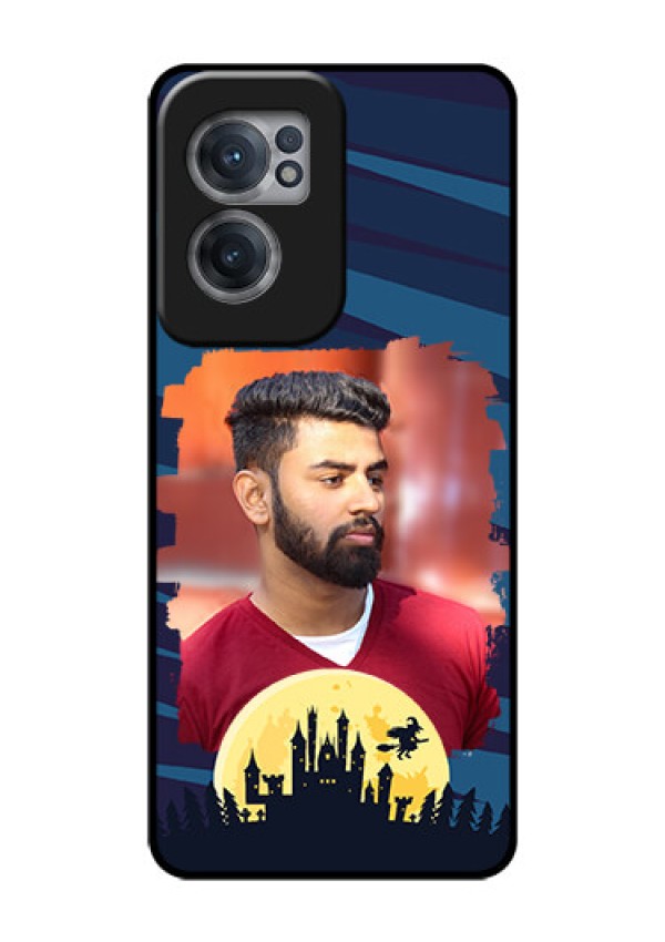 OnePlus Nord CE 2 5G Photo Printing on Glass Case - Halloween Witch Design