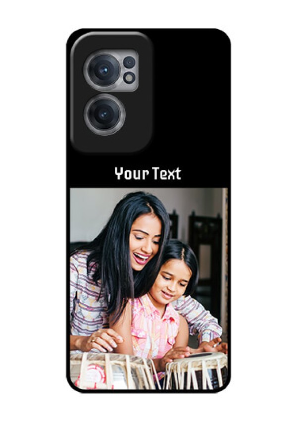 OnePlus Nord CE 2 5G Photo with Name on Glass Phone Case