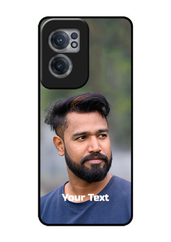 OnePlus Nord CE 2 5G Glass Mobile Cover: Photo with Text