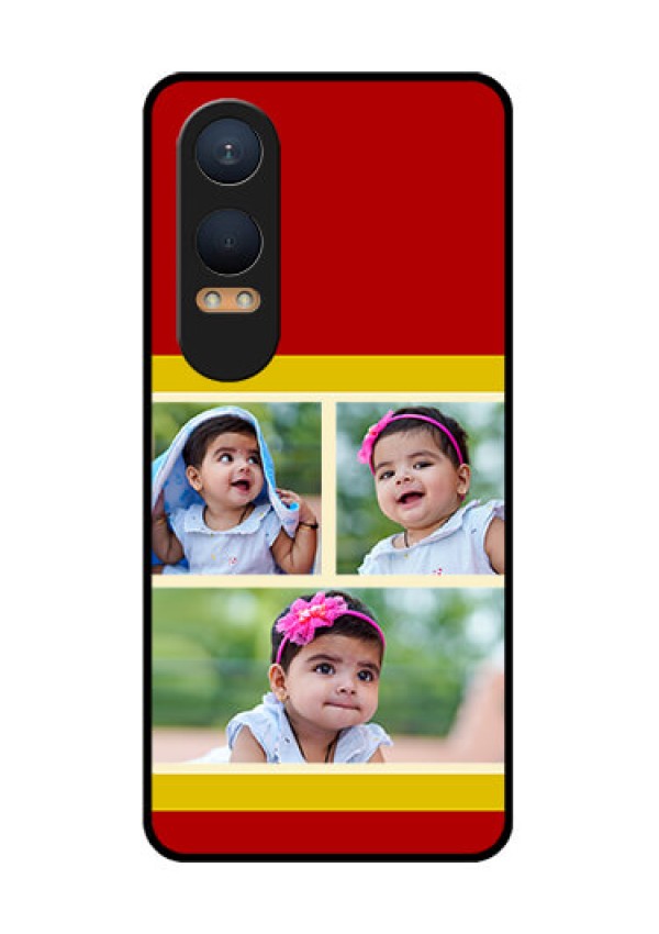 OnePlus Nord Ce 4 Lite 5G Custom Glass Phone CaseMultiple Pic Upload Design