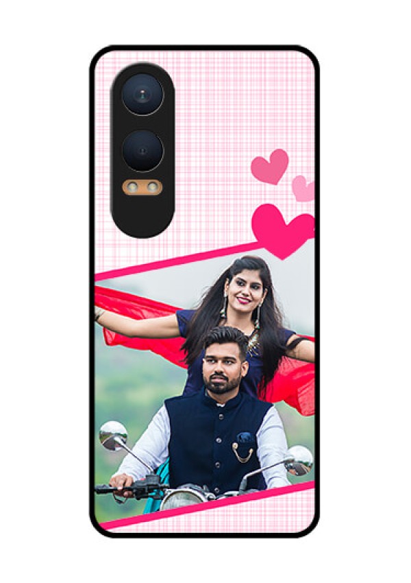 OnePlus Nord Ce 4 Lite 5G Custom Glass Phone CaseLove Shape Heart Design