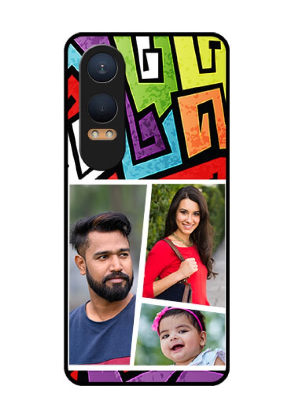 OnePlus Nord Ce 4 Lite 5G Custom Glass Phone CaseGraffiti Pattern Design