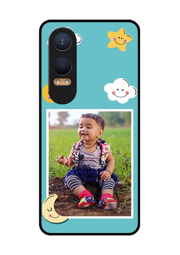 OnePlus Nord Ce 4 Lite 5G Custom Glass Phone CaseSmiley Kids Stars Design