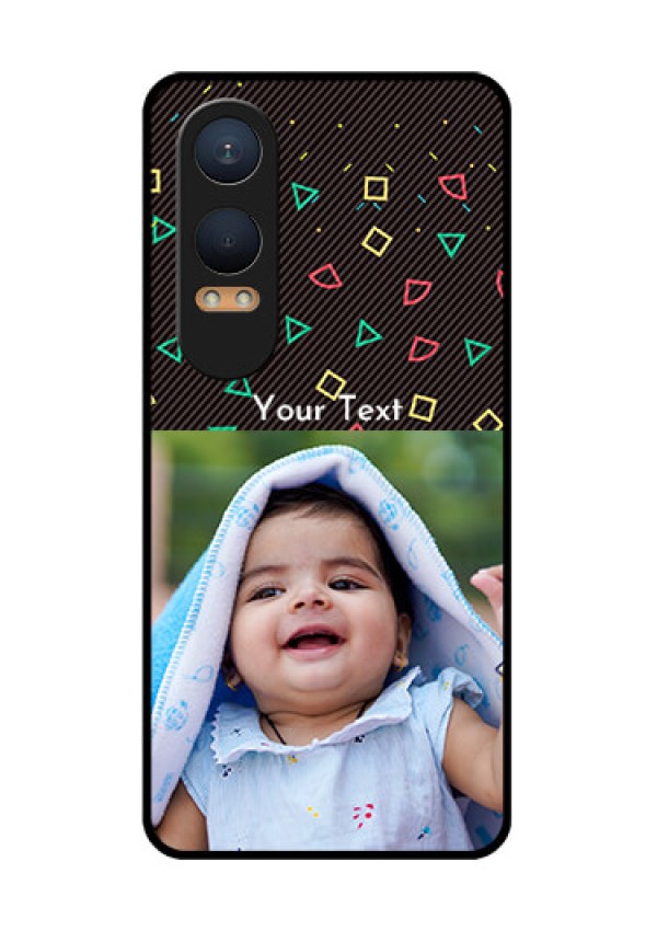 OnePlus Nord Ce 4 Lite 5G Custom Glass Phone CaseWith Confetti Birthday Design