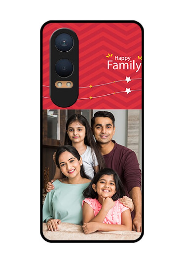 OnePlus Nord Ce 4 Lite 5G Custom Glass Phone CaseHappy Family Design